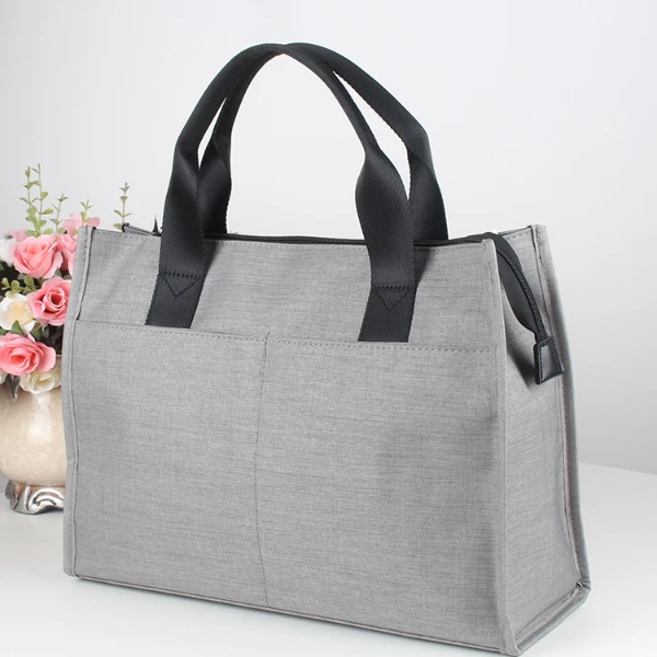 手提包时尚男女士通勤包便携大容量上班休闲厚实手拎包公文包