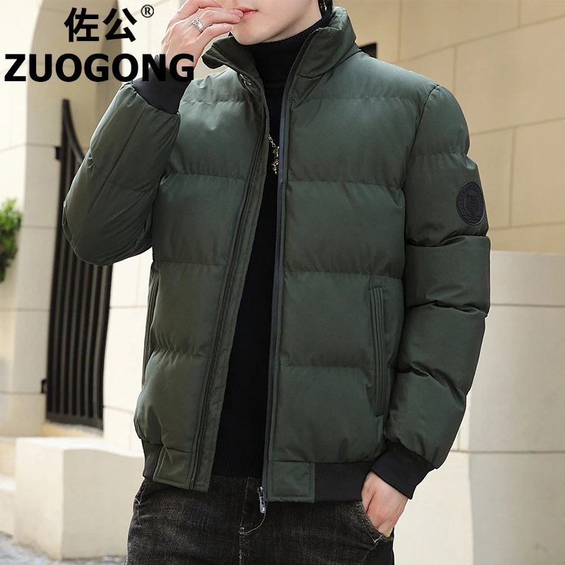 ZUOGONG/佐公冬季棉衣男士运动时尚休闲百搭潮流保暖立领棉服外套
