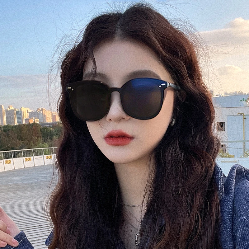 Viney新款女韩版小众ins防紫外线遮阳镜太阳镜大框显瘦高级感墨镜