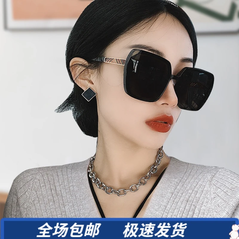Viney偏光太阳镜女韩版ins防紫外线墨镜新款大框小众防晒遮阳镜