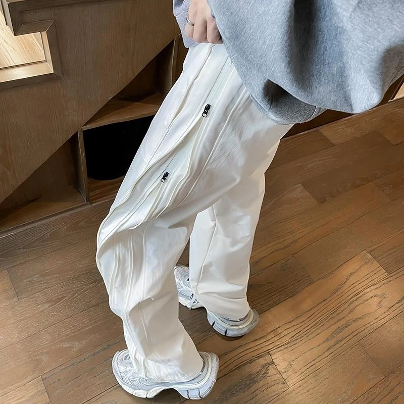 PLQV秋2025美式百搭冲锋裤降落伞兵裤休闲裤男高街宽松潮流宽松潮