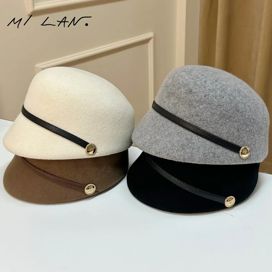 清仓！特架！英伦复古皮绳金属扣骑士帽