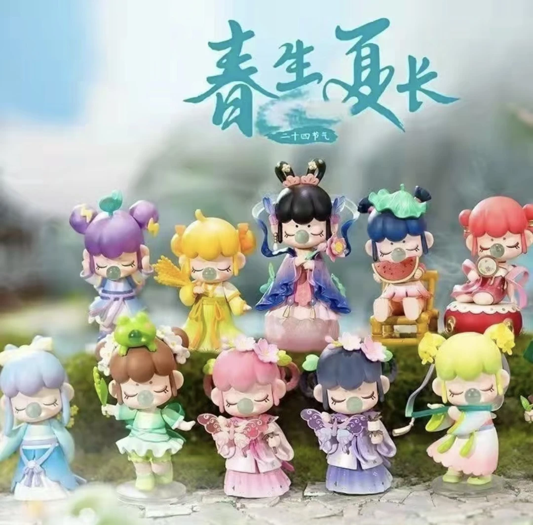 【拆盒】软糖潮玩-nanci二十四节气春生夏长盲盒国风手办摆件