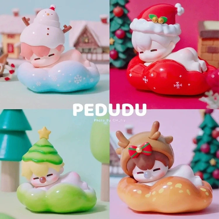 【拆盒】崽崽-PEDUDU屁嘟嘟云朵趴趴系列盲盒潮流玩具礼物