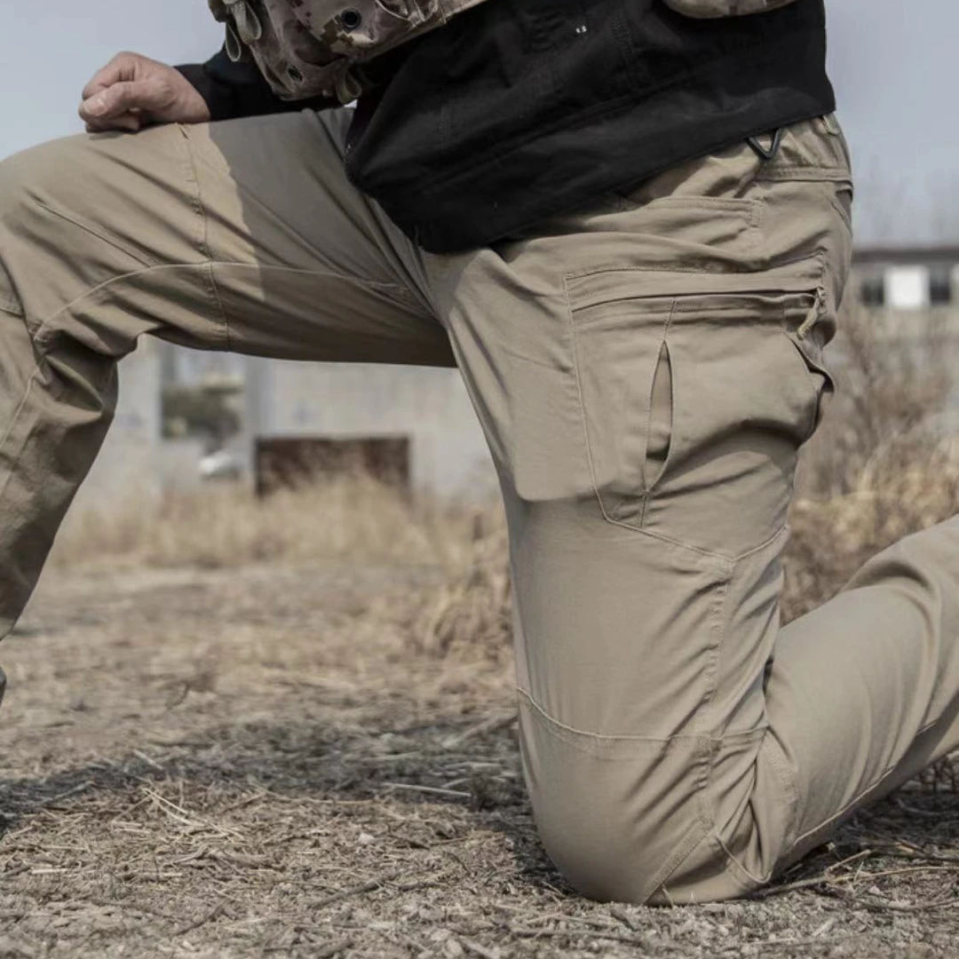 昂垦春秋IX8战速裤男修身弹力作训裤户外工装直筒作战裤多口袋