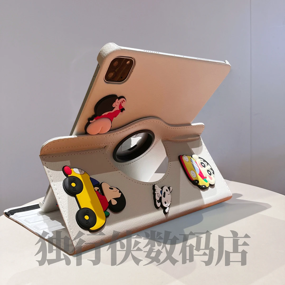 DIY蜡笔小新旋转壳适用OPPOpad11保护套air10.36防摔pad2平板11.6