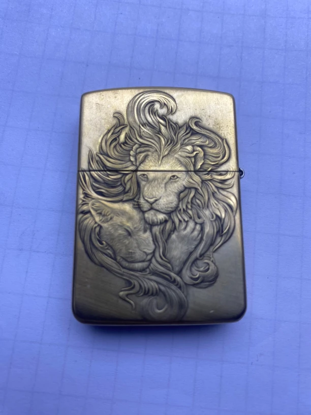 ZORRO佐罗(一生所爱)902S盔甲浮雕铜煤油打火机