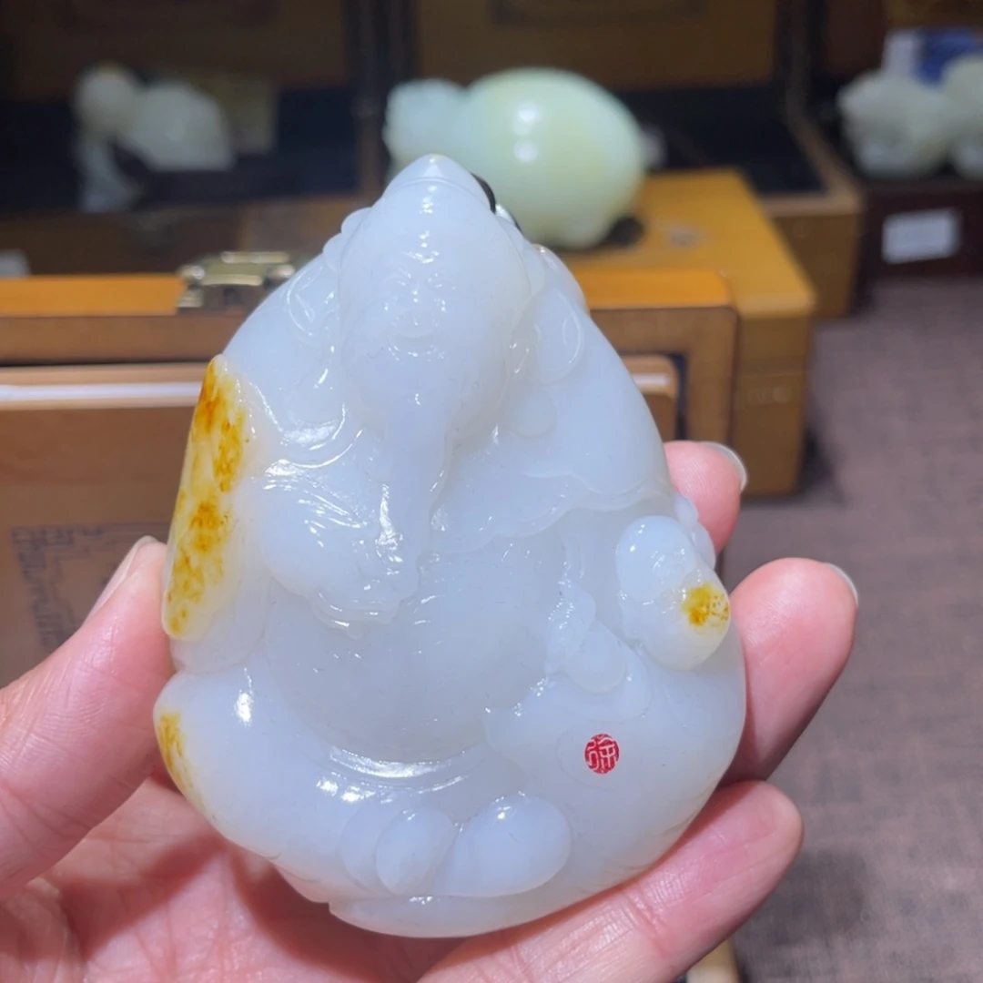 【闪购商品】和田玉挂件未镶嵌林**牧