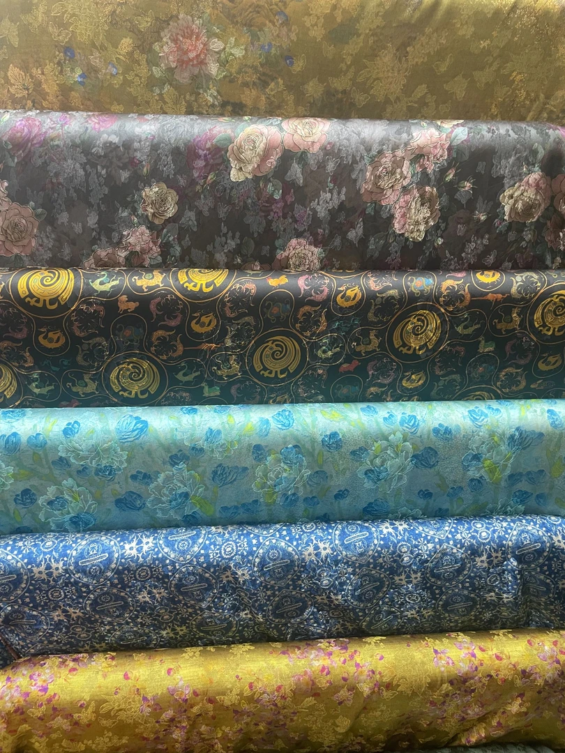 2024新中式 80/米 高档数码丝绸面料