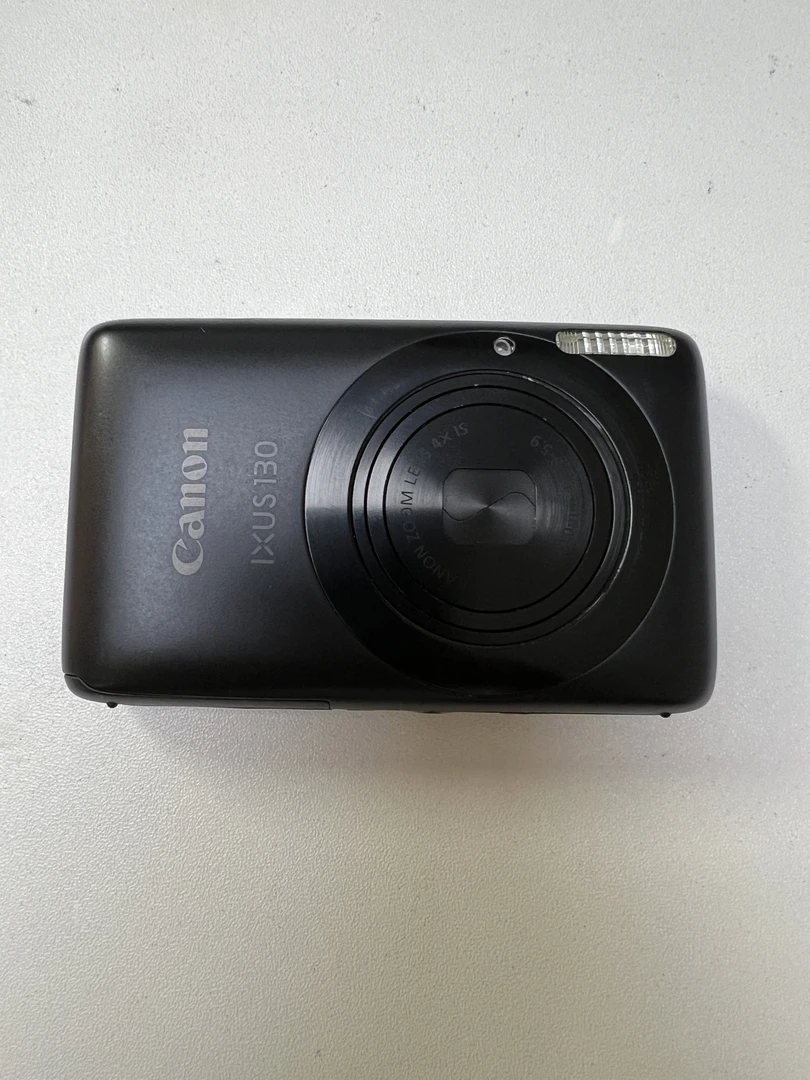 9新 Canon/佳能 佳能IXUS130数码相机黑色高清拍照摄影冷白皮