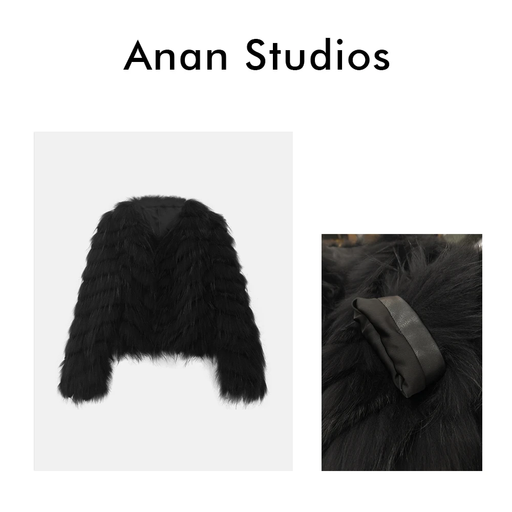 【no退no换】AAA034【毛绒细密】冬季车条短款毛毛外套（貉子毛+兔毛）