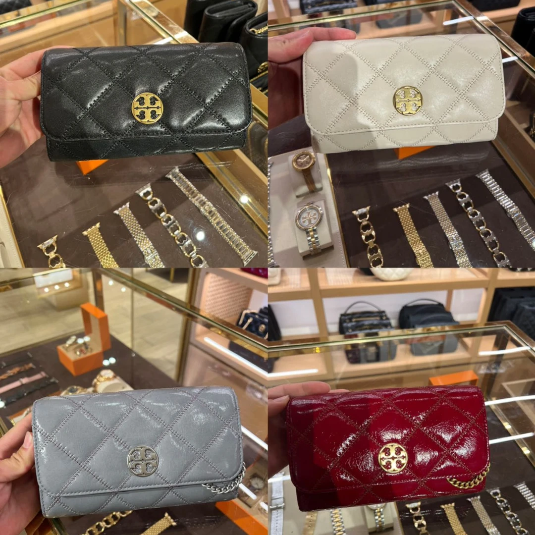 TORY BURCH/汤丽柏琦信封链条包 斜挎包（尺寸21*12*6）