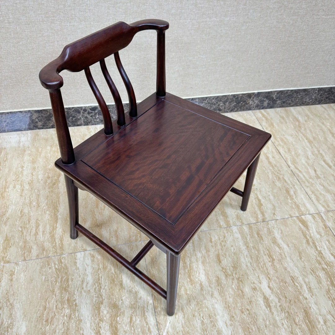 酸枝木餐椅茶台椅大气用料厚实新中式梳背椅梳条椅