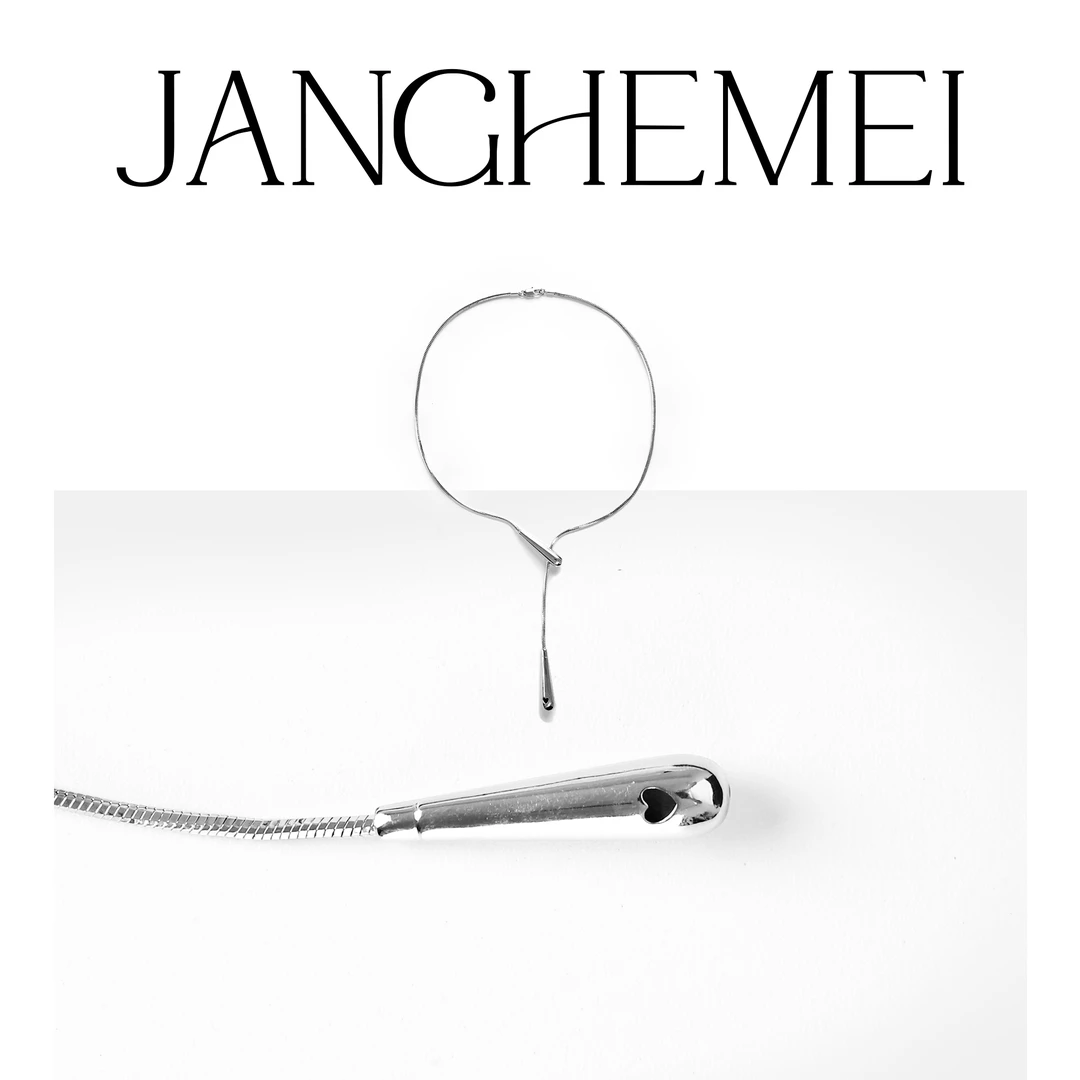 合金项链 JANGHEMEI【小众高级感项链】爱心细节 O07071M33