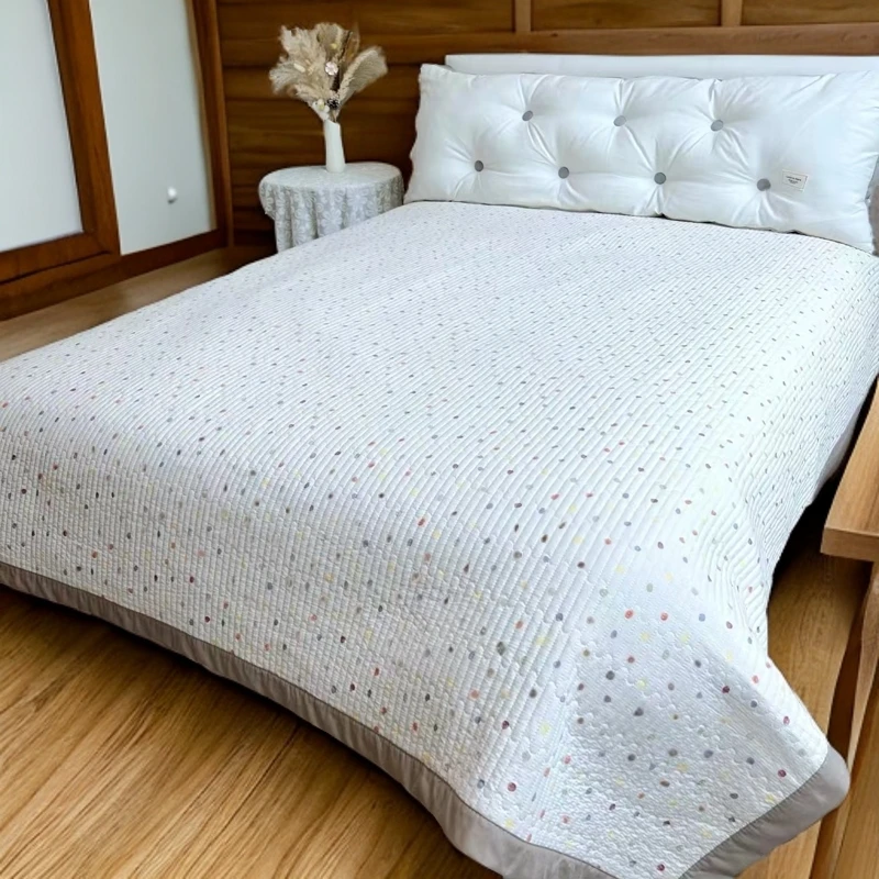 【糯唧唧】A类双面加厚绗缝亲肤透气柔软防滑水洗四季通用床盖