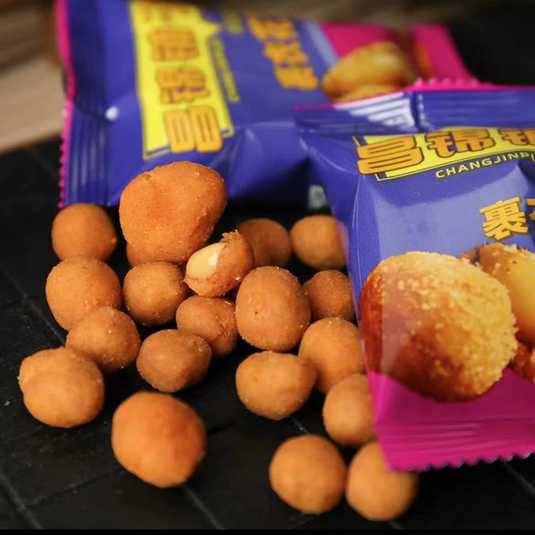 多味花生米零食休闲食品坚果炒货香辣烧烤味小包装无壳