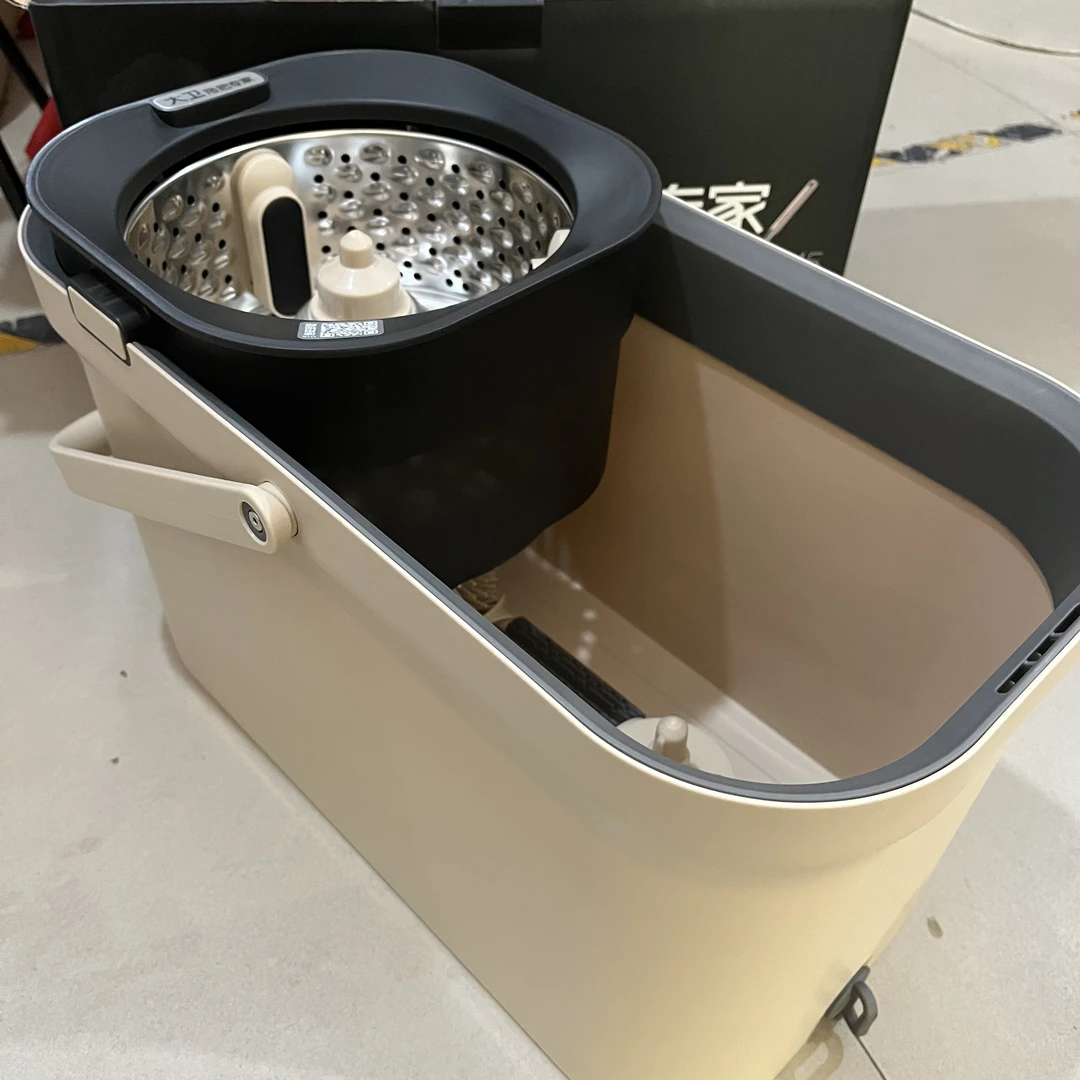 免手洗拖把家用旋转2024新款懒人桶一拖墩布净甩干自动地拖布