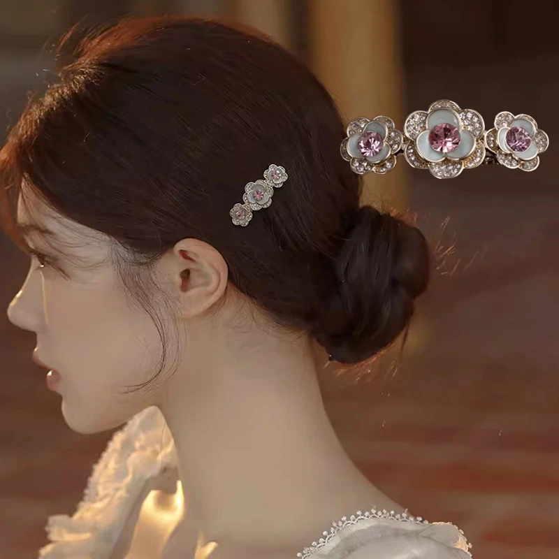 莫斯科仙子~法式仙气小发夹 迷你侧边夹子女弹簧夹碎发卡头发饰品