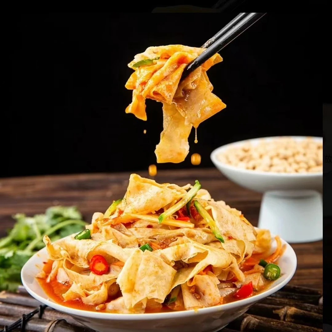 河南特产人造肉大豆制品素蛋白肉油豆腐皮农家豆皮干货3斤装