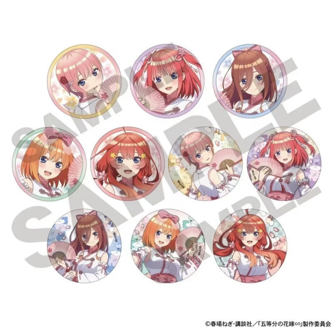 五等分的花嫁 樱花巫女咖啡厅场贩吧唧【盲盒商品 默认代拆】