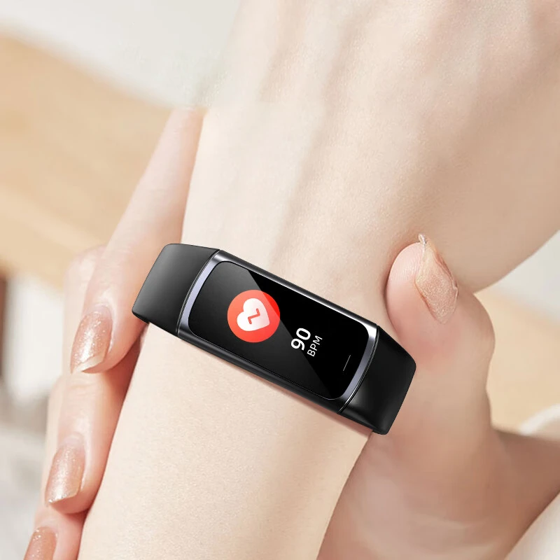 多功能彩屏腕表男女血压心率血氧体温监测防水计步器运动手表学生