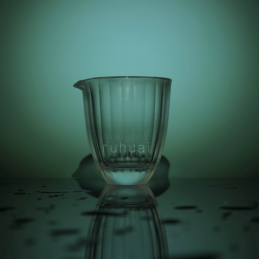采溪原矿水晶纹理公道杯纯手工复古主人杯RH0046
