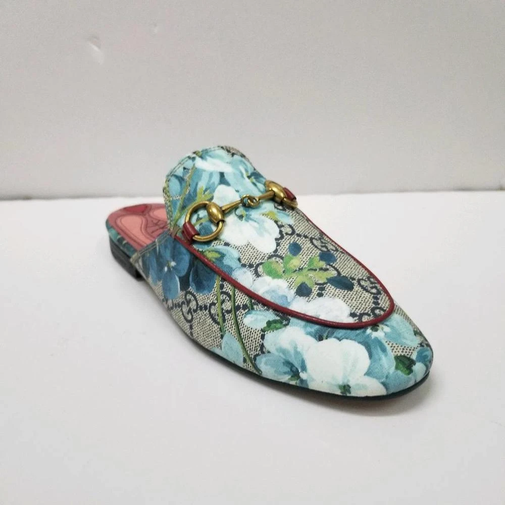 GUCCI/古驰i蓝花拖鞋35