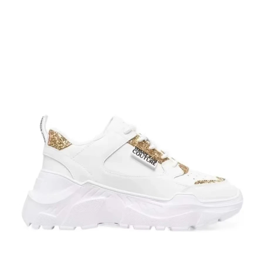 99新  Versace jeans couture亮片老爹鞋