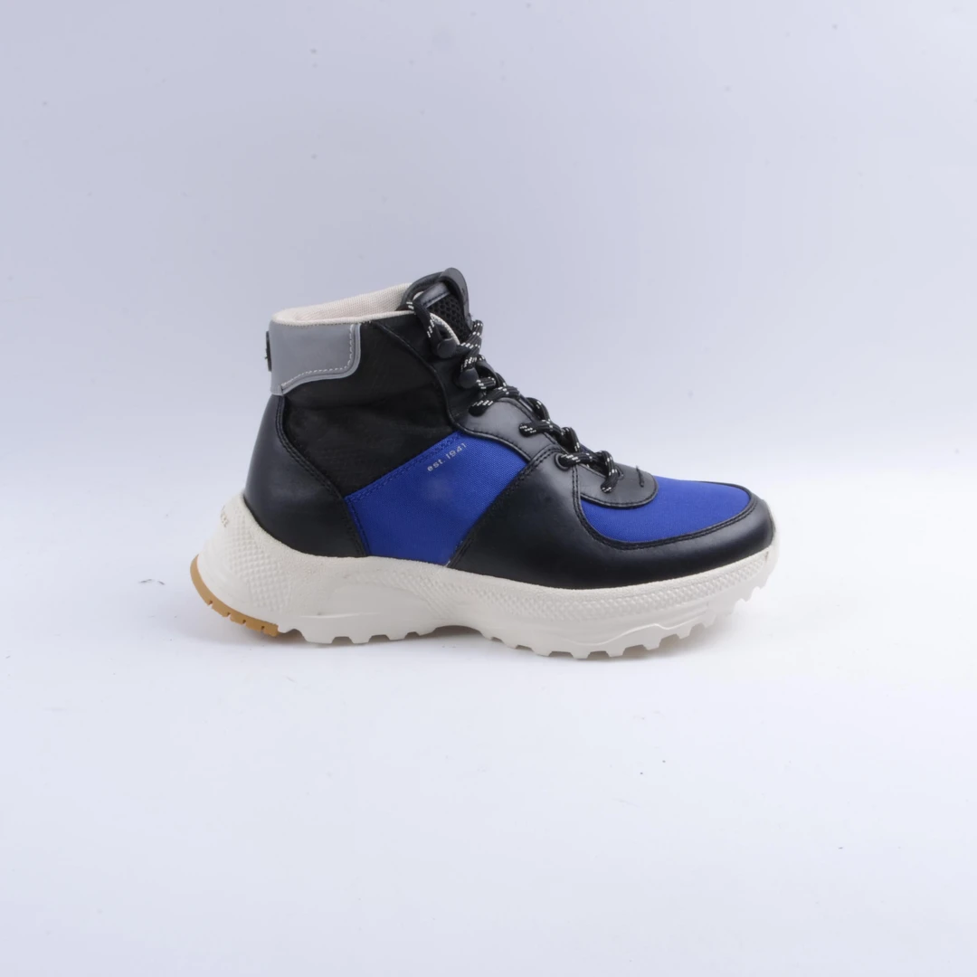Coach蓝黑配色厚底休闲鞋7.5