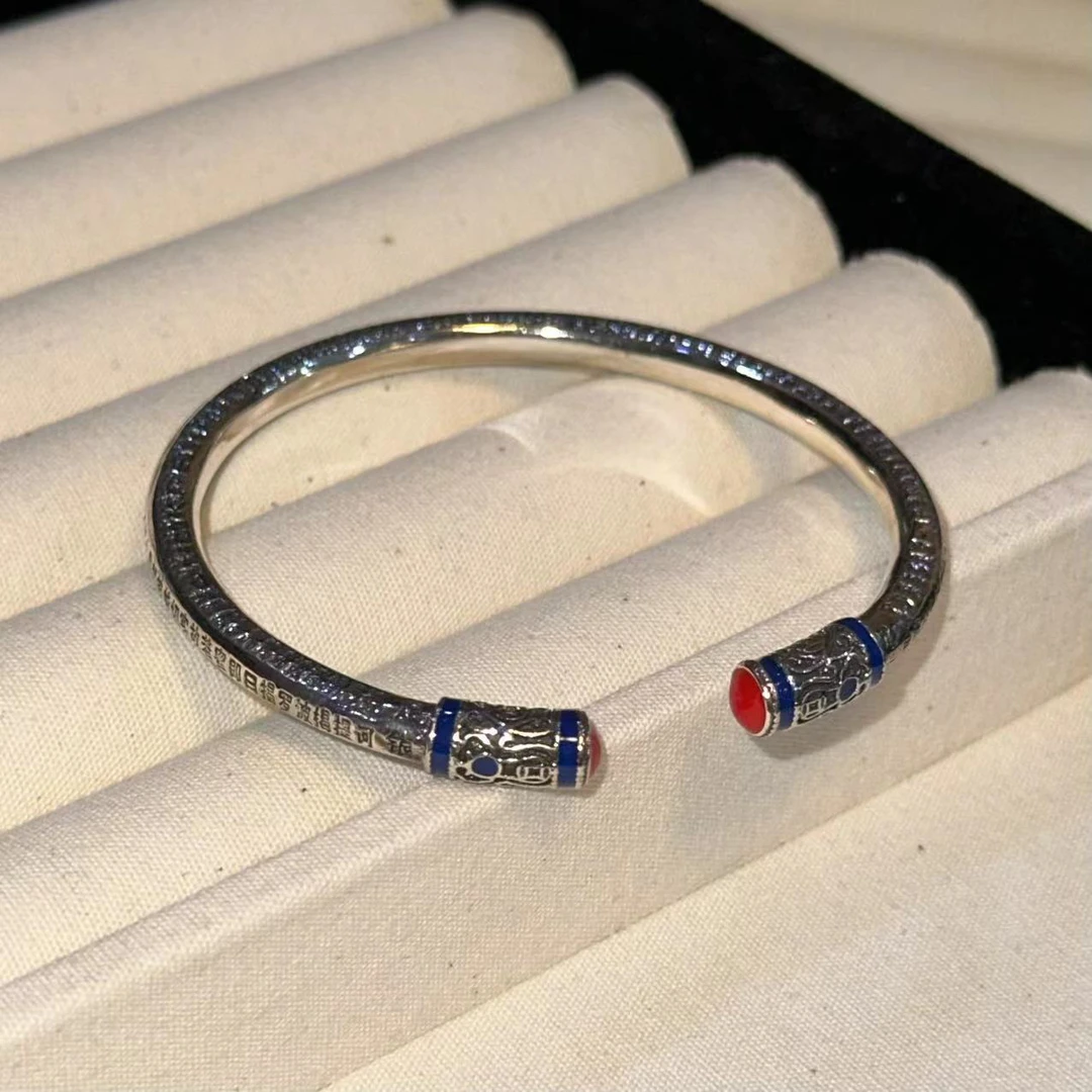 铜合金手镯  复古国风个性手镯-2241