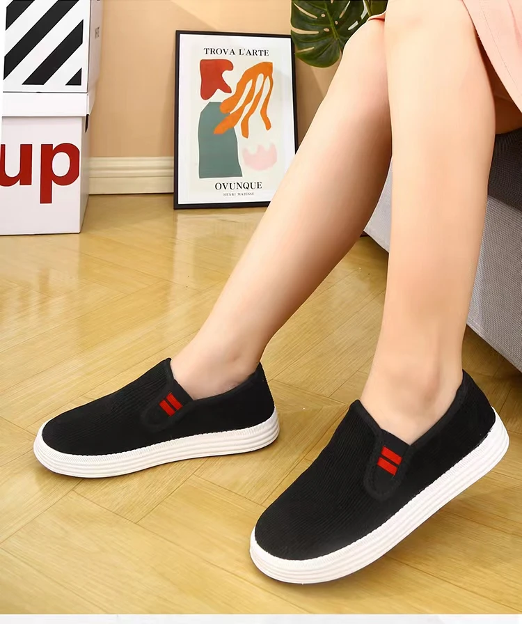 手工布鞋  男女款棕垫轻便舒适防滑耐磨布鞋