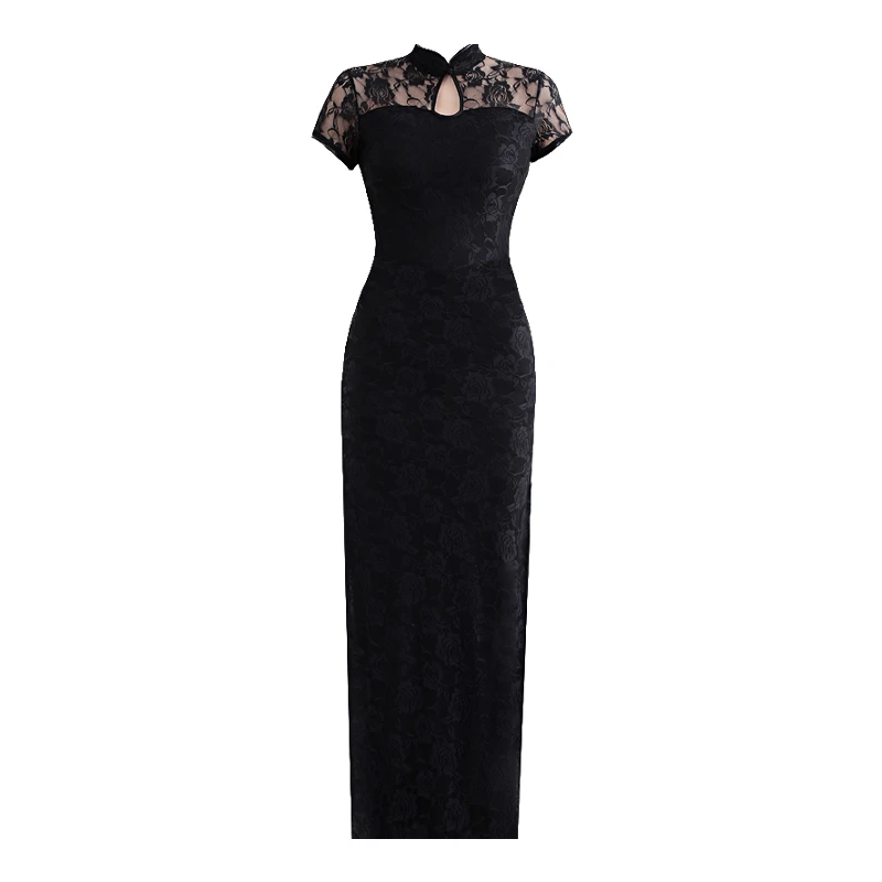 【秀色梦舞】08蕾丝旗袍高贵气质时尚性感穿搭中国风显瘦夏季连衣裙