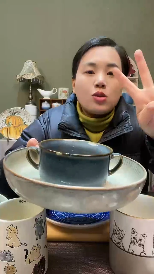 【闪购商品】陶瓷盘瑕疵款 9英寸深盘送瑕疵碗 满20发货