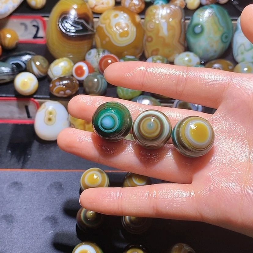 【闪购商品】玛瑙/玉髓珠宝奇石未镶嵌蓝*