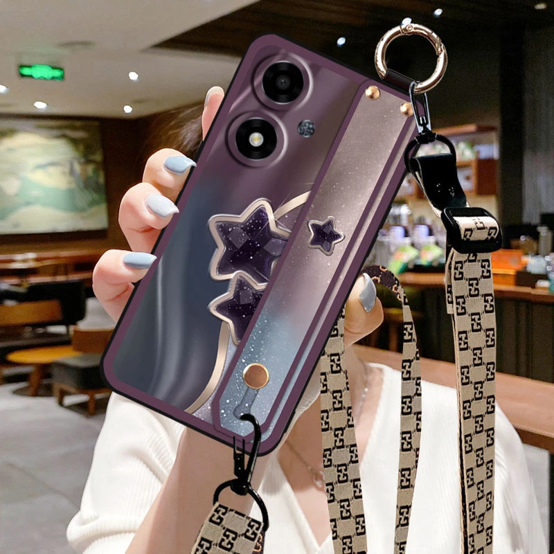 OPPO A2x/A2m手机壳OPPOA2全包网红情侣防摔男女款斜挎绳镜头全包