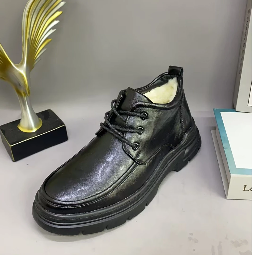 断码清仓男鞋皮毛一体