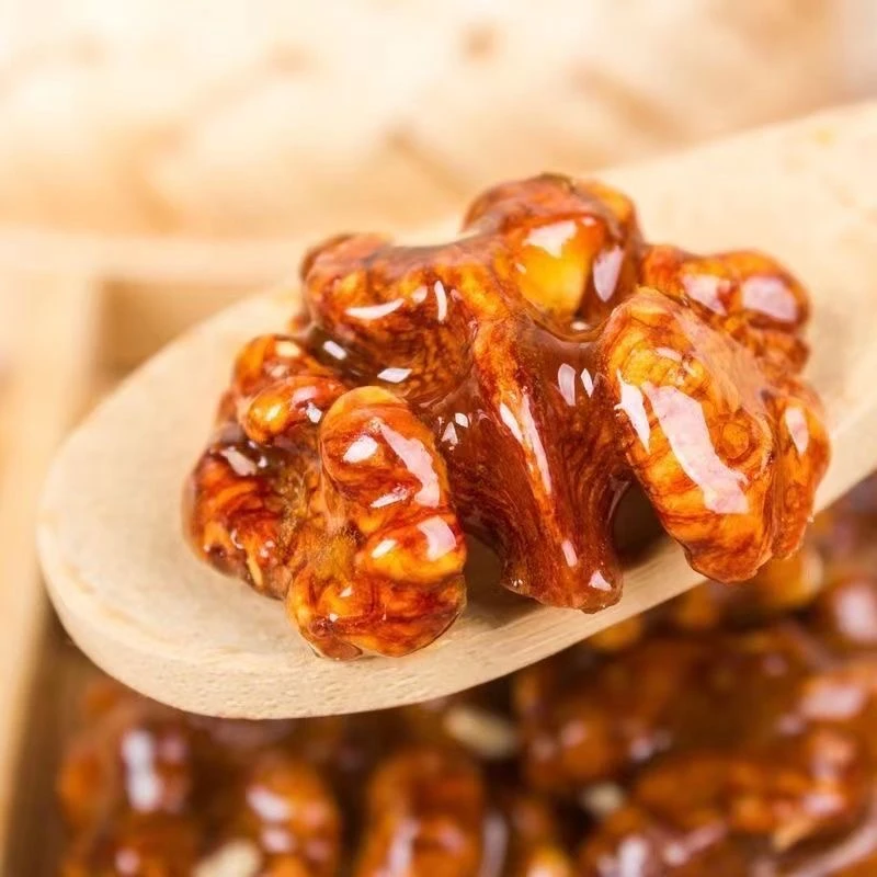 拌鲜妖精选新疆185纸皮山药蜂蜜核桃仁营养酥脆老少皆宜500g/袋