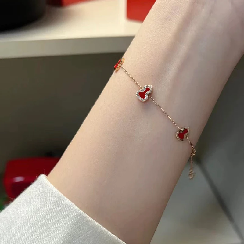 合金手链 YJSL-2740时尚百搭轻奢葫芦手链