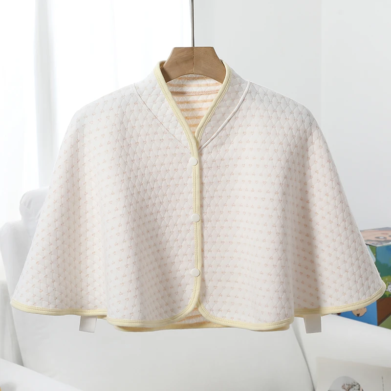 夏季空调房薄棉披肩月子喂奶保暖防寒护肩膀肩颈坎肩中老年护肩周