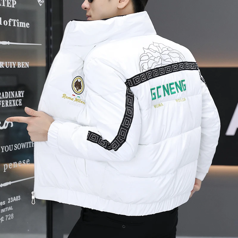 冬季男士棉衣外套2023新款欧货棉服男款立领棉袄加厚青年冬装潮牌