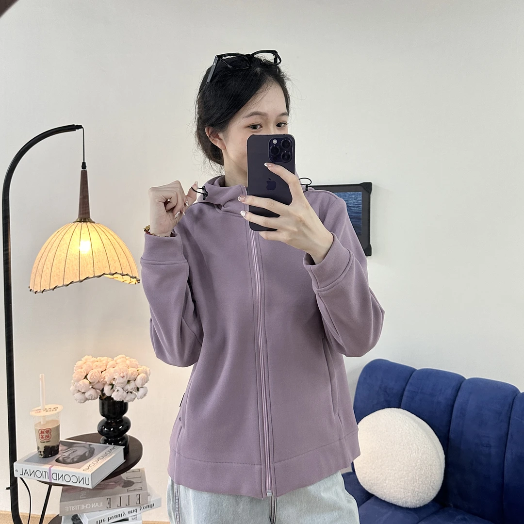 【双面岩石绒】冬季新款防风休闲户外女士连帽舒适保暖加厚版外套