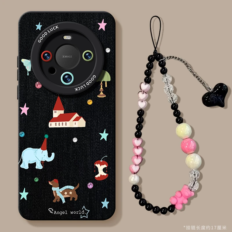 星星教堂适用华为mate60pro手机壳小米14圣诞oppovivo华为P70荣耀