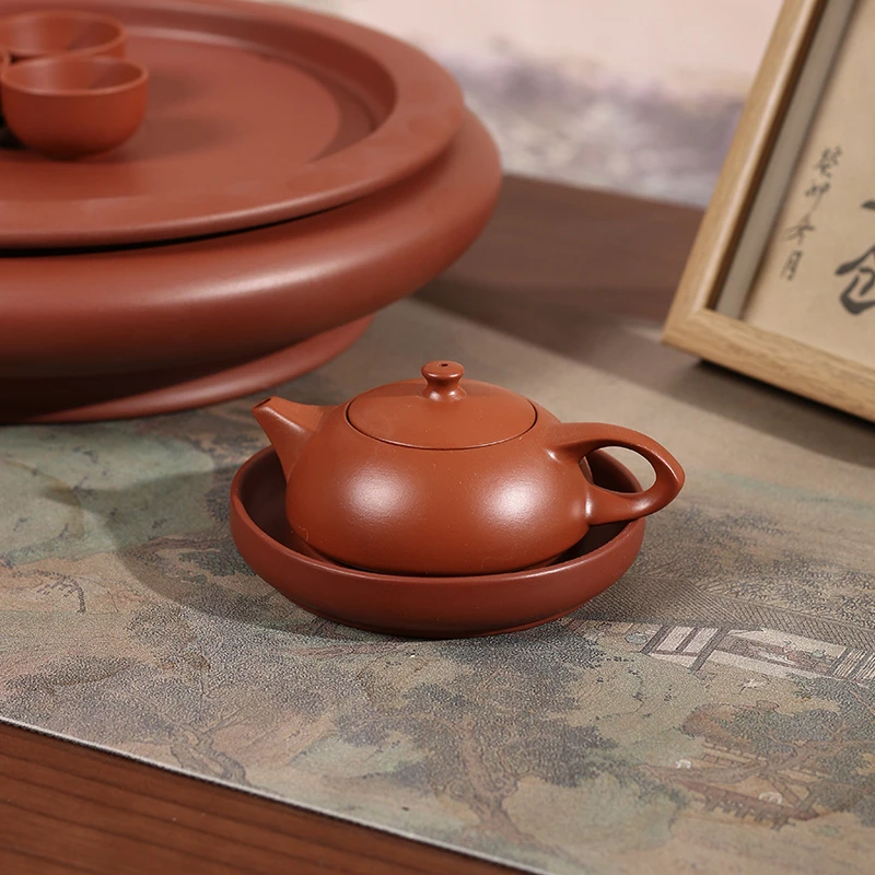 老安顺功夫茶家用冲罐玉兔壶潮州手拉壶小容量三杯小茶壶潮州朱泥