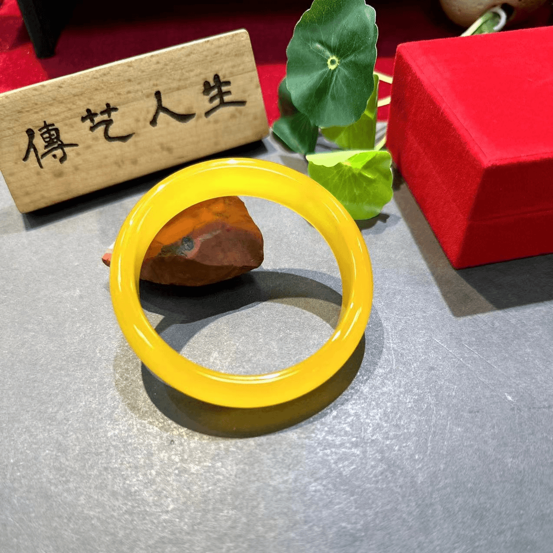 【香港老天宝珠宝】MZ78-黄金阿赛斯特莱玛瑙手镯-多样性发一件