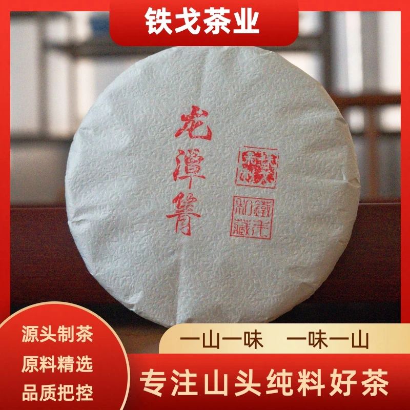 【2024年易武茶区】龙潭箐春茶乔木 200克饼普洱茶生茶云南临沧