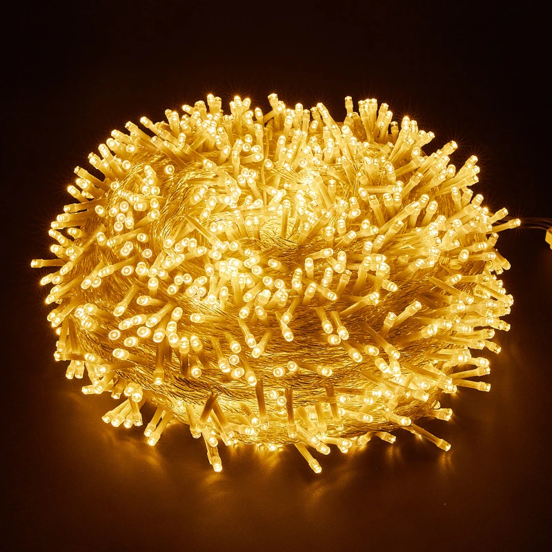 led太阳能小彩灯闪灯串灯满天星星灯户外氛围露营挂树上装饰灯带