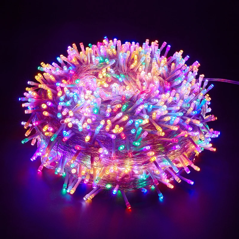 led太阳能小彩灯闪灯串灯满天星星灯户外氛围露营挂树上装饰灯带