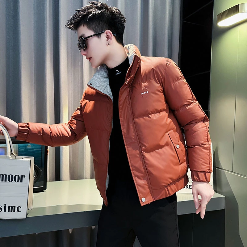 男士棉衣冬季2024新款百搭立领棉服男式冬天外衣保暖棉袄男装外套