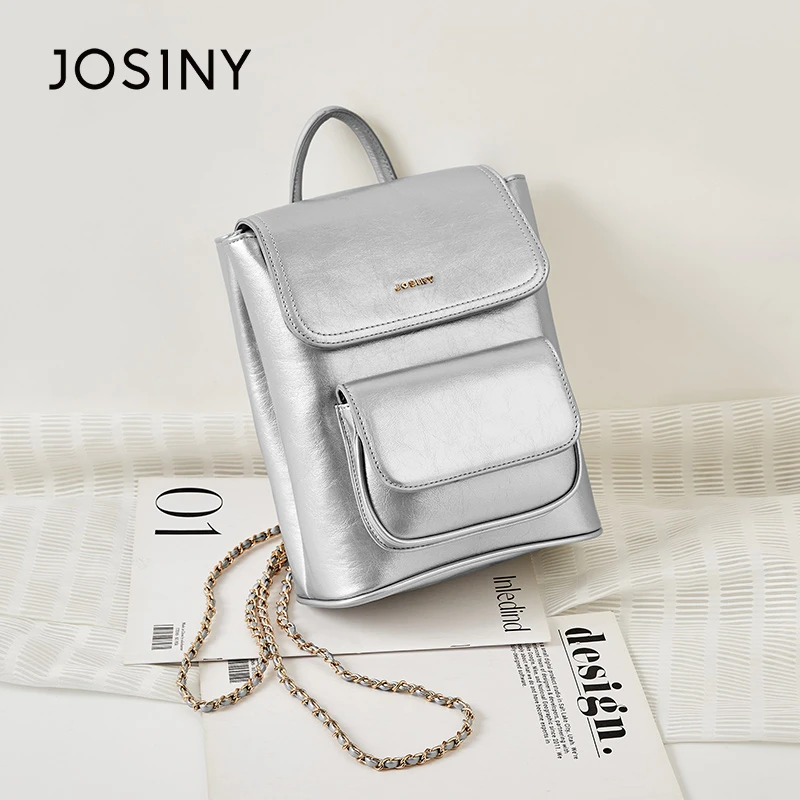 卓诗尼包包女通勤包ins背包2024新款女士双肩包女网红多功能书包