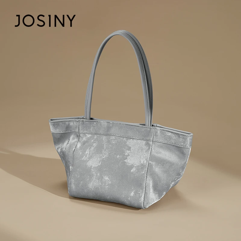 卓诗尼包包女2026新款秋冬小众设计女水桶包百搭单肩斜挎包手提包